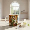 aza San José 11oz Ideal Papá Padrino Bautizo Café Religiosa