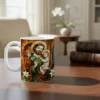 aza San José 11oz Ideal Papá Padrino Bautizo Café Religiosa