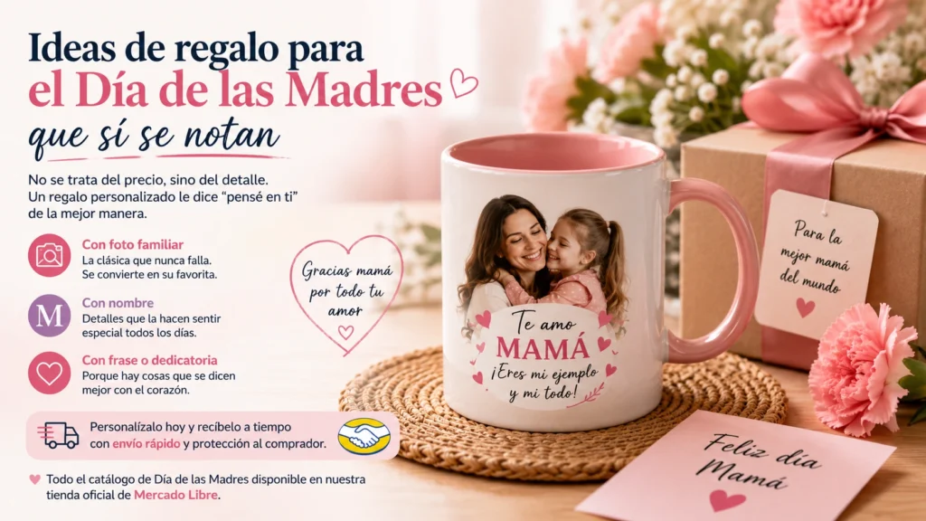 Diseños y frases que hacen que mamá sepa que lo pensaste, no que lo compraste a último momento.
