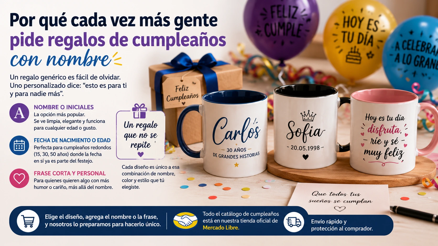 La personalización se volvió el estándar, no el extra. Así convertimos un cumpleaños en algo memorable.