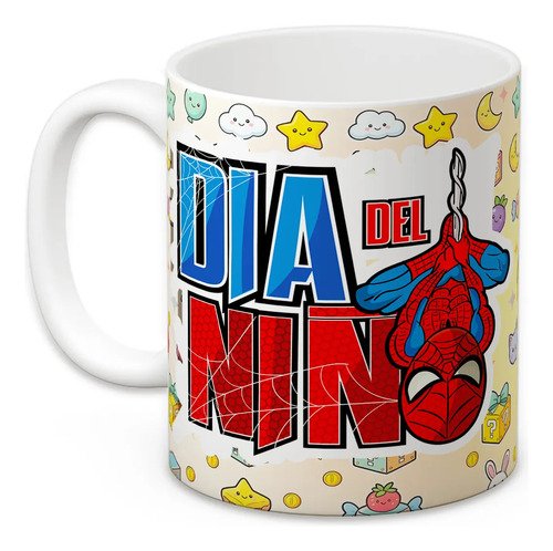 taza-infantil-bluey-stitch-capibara-11oz-regalo-ninos-kawaii-blanco-spiderman-hombre-arana-marvel-kids