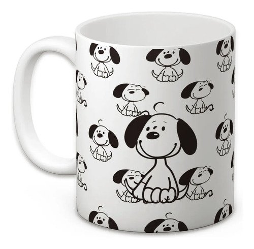 taza-snoopy-peanuts-11oz-cafe-kawaii-cumple-coleccion-retro-blanco-diseno-snoopy-patron-clasico-blanco-cute