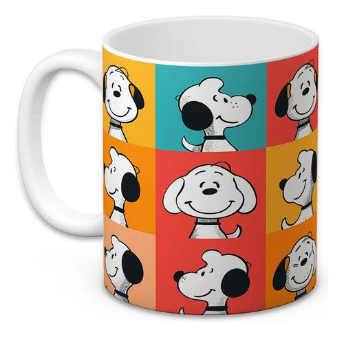 taza-snoopy-peanuts-11oz-cafe-kawaii-cumple-coleccion-retro-blanco-diseno-snoopy-comic-color-bloques