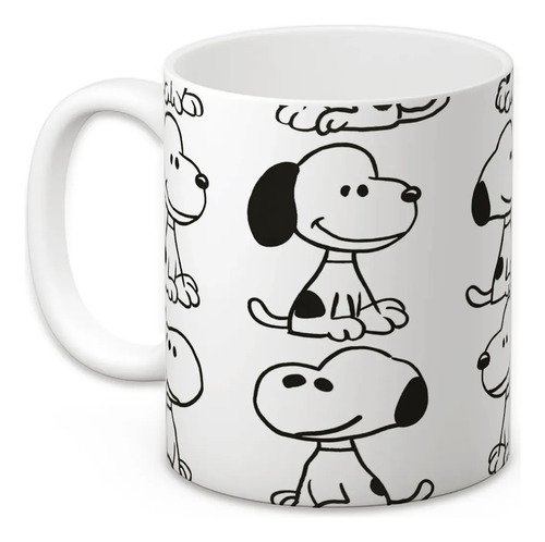 taza-snoopy-peanuts-11oz-cafe-kawaii-cumple-coleccion-retro-blanco-diseno-snoopy-sketch-blanco-y-negro-minimal
