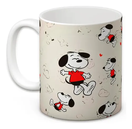 taza-snoopy-peanuts-11oz-cafe-kawaii-cumple-coleccion-retro-blanco-diseno-snoopy-saltando-alegre-vintage