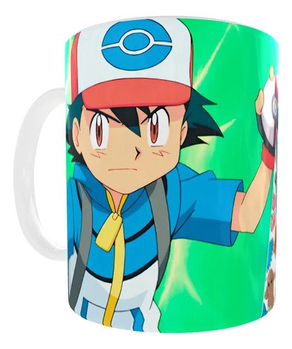 taza-pokemon-pikachu-squirtle-11oz-cafe-cumple-ninos-fiesta-blanco-ash-ketchum-maestro-pokemon