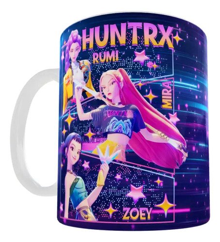 taza-k-pop-idol-demon-hunters-ceramica-330ml-aesthetic-girl-blanco-diseno-idol-dark-stage-hunter-concept