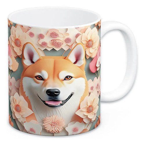 taza-perritos-3d-realista-11oz-regalo-varias-razas-lomitos-3-blanco-shiba-inu-espejo-flores-pastel-2
