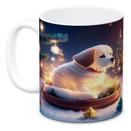 taza-perritos-3d-realista-11oz-regalo-varias-razas-lomitos-blanco-navidad-golden-retriever-cachorros-arbol-dorado