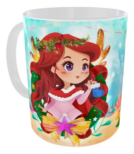 set-24-tazas-navidad-princesitas-325ml-ceramica-regalo-ideal-taza-blanca-24-tazas-de-ariel-princesa-2