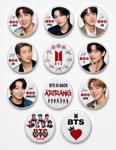 set-fotobotones-bts-kpop-pines-mochila-ropa-escolar-jungkook-blanco-11-pines-bts-kpop-ot7-coleccion