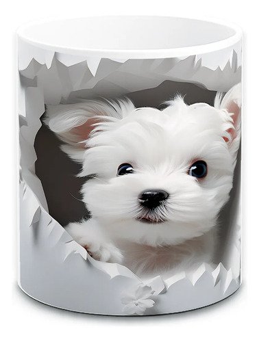 taza-perritos-3d-realista-11oz-regalo-varias-razas-lomitos-blanco-pared-bichon-maltes-cachorro-blanco-centro