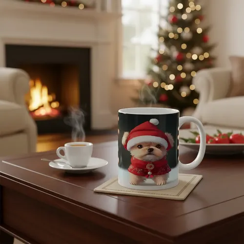 taza-perritos-3d-realista-11oz-regalo-varias-razas-lomitos-blanco-navidad-teddy-bear-chibi-santa-fondo-desenfoque